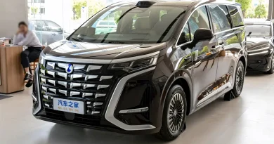 Denza D9 2026 front design chrome grille luxury MPV