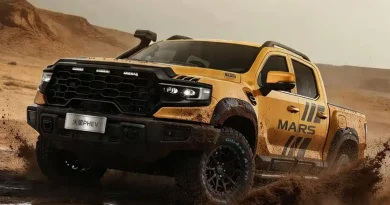 Foton Mars PHEV pickup front grille and off-road bumper