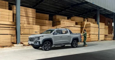 2026 Changan Hunter K50 crew cab side profile matte roll bar